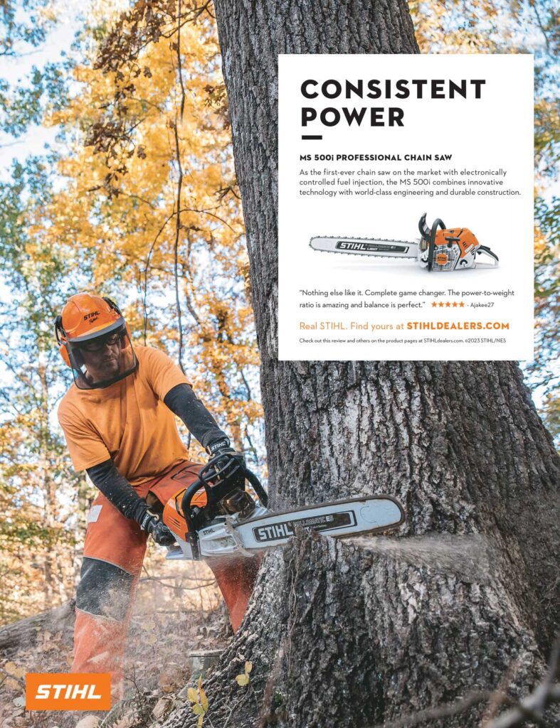 Stihl – MS 500i Professional Chain Saw – NYS Woodsmen's Field Days