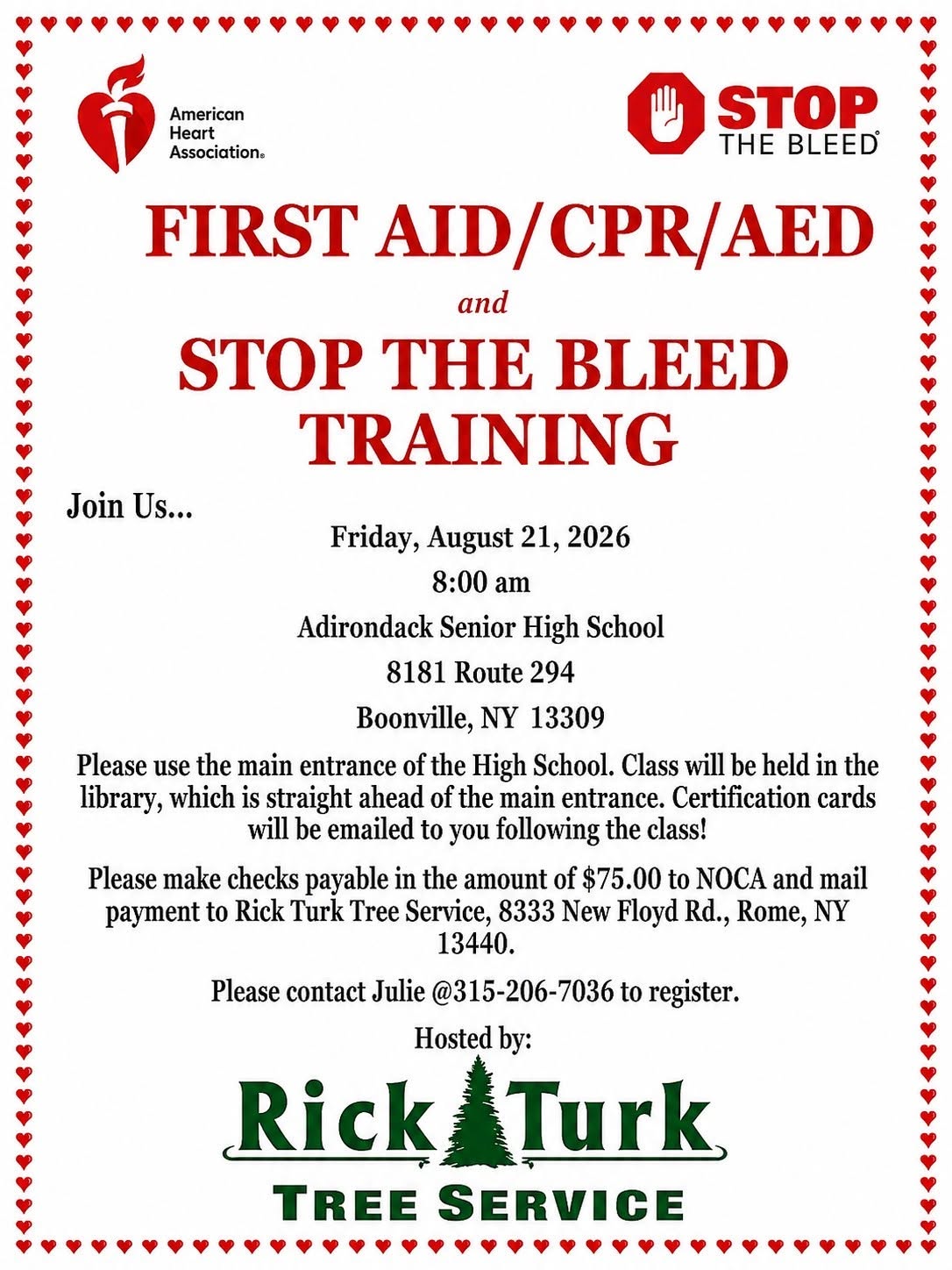 Stop The Bleed Training
