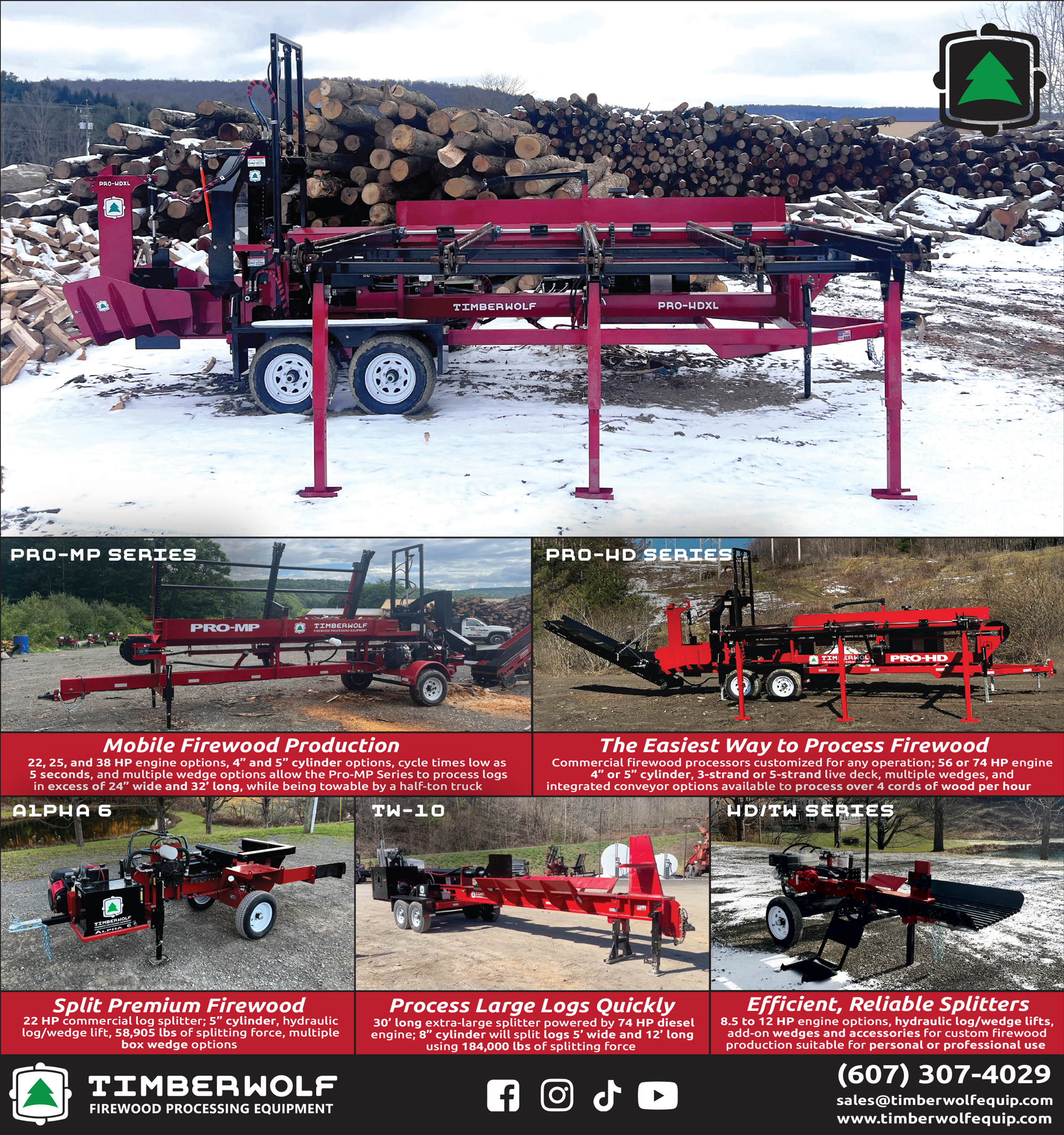 Timberwolf Firewood Processing Equipment