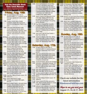 Woodsmen's schedule