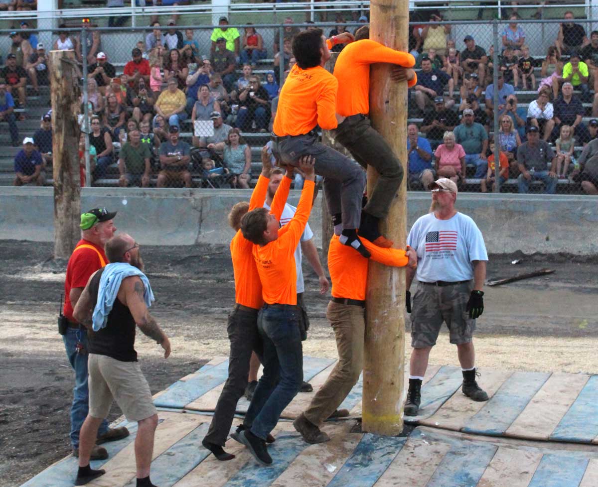 Greased Poll Climb